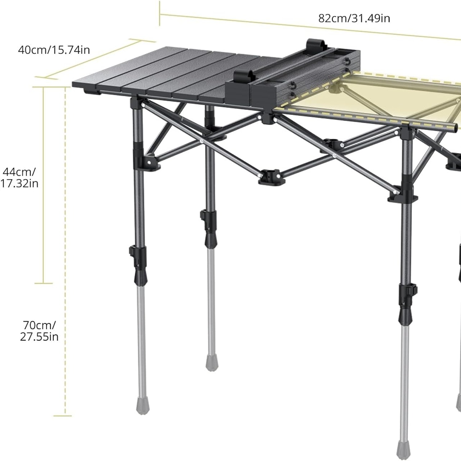Anbte Roll Top Camping Table 3ft: image 4