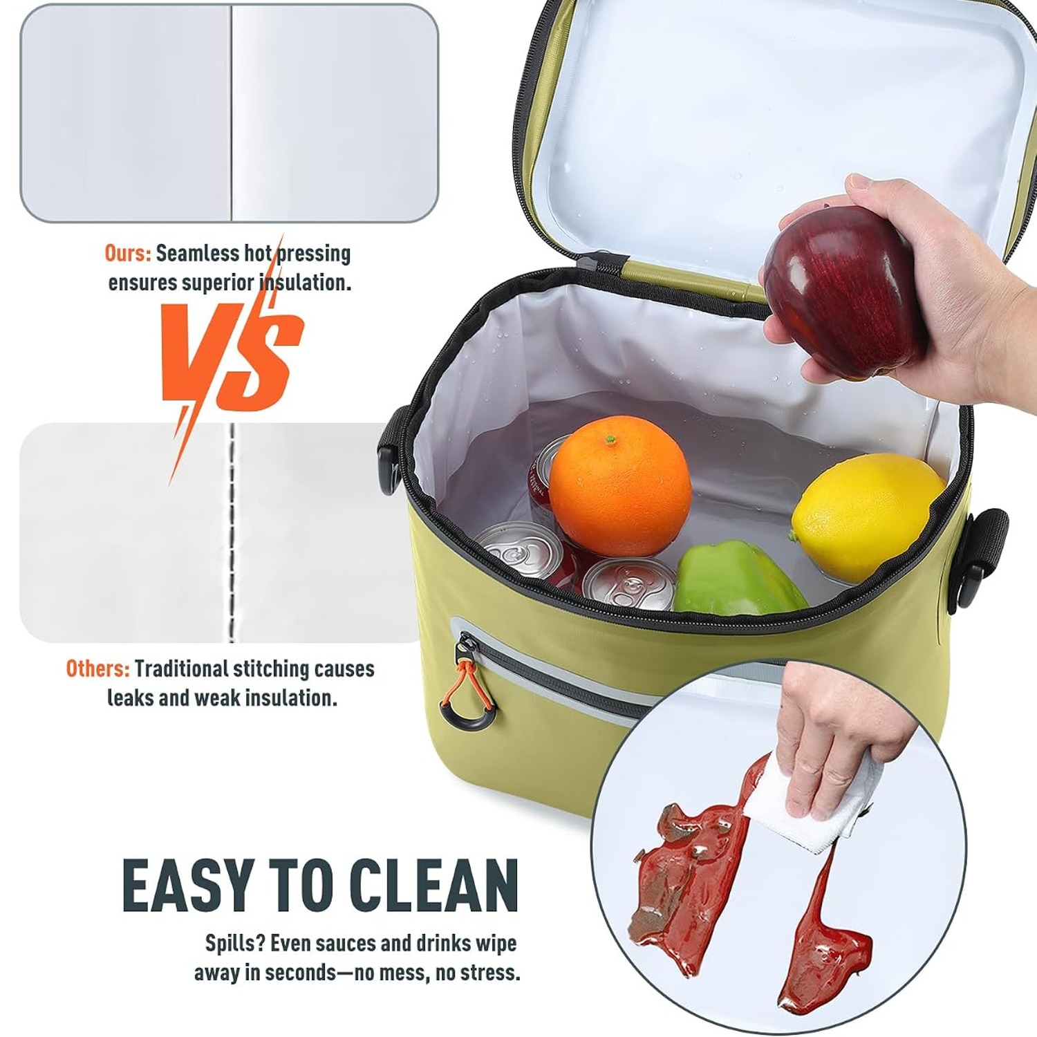 Sydioor Soft Sided Insulated Cool Bag (14L, 16 Can): image 4