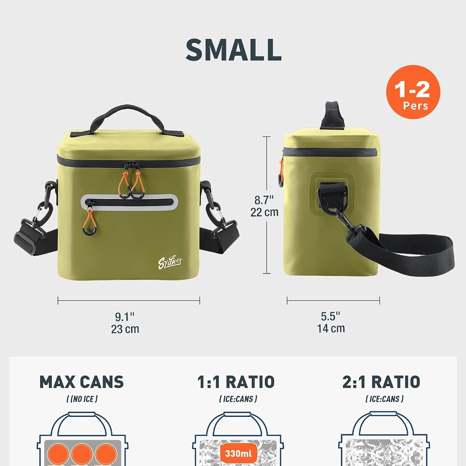 Sydioor Soft Sided Insulated Cool Bag (14L, 16 Can): image 5