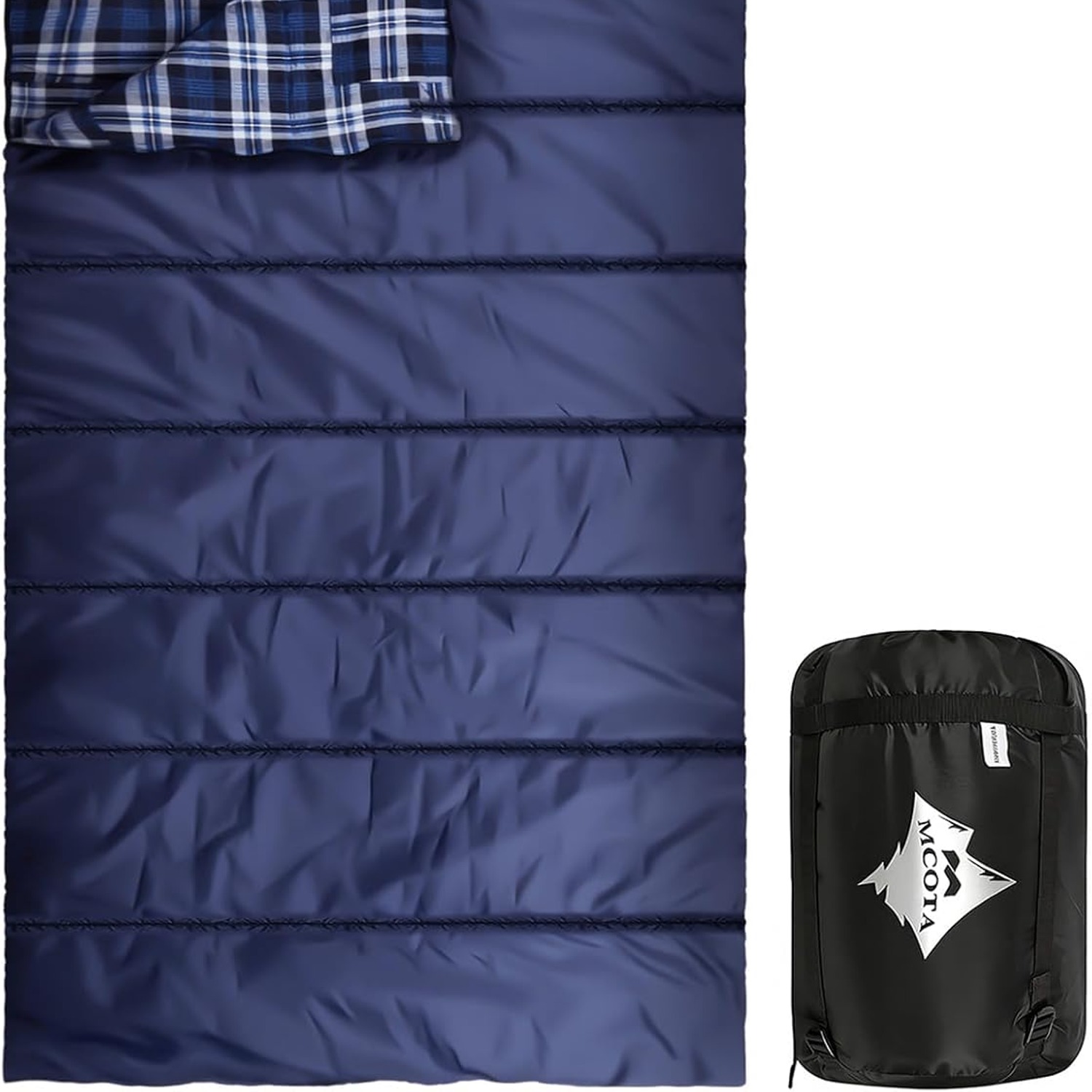 Mcota XL Cotton Flannel Lined Sleeping Bag: image 8