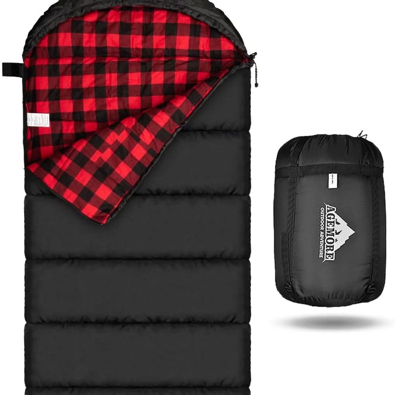 Mcota XL Cotton Flannel Lined Sleeping Bag