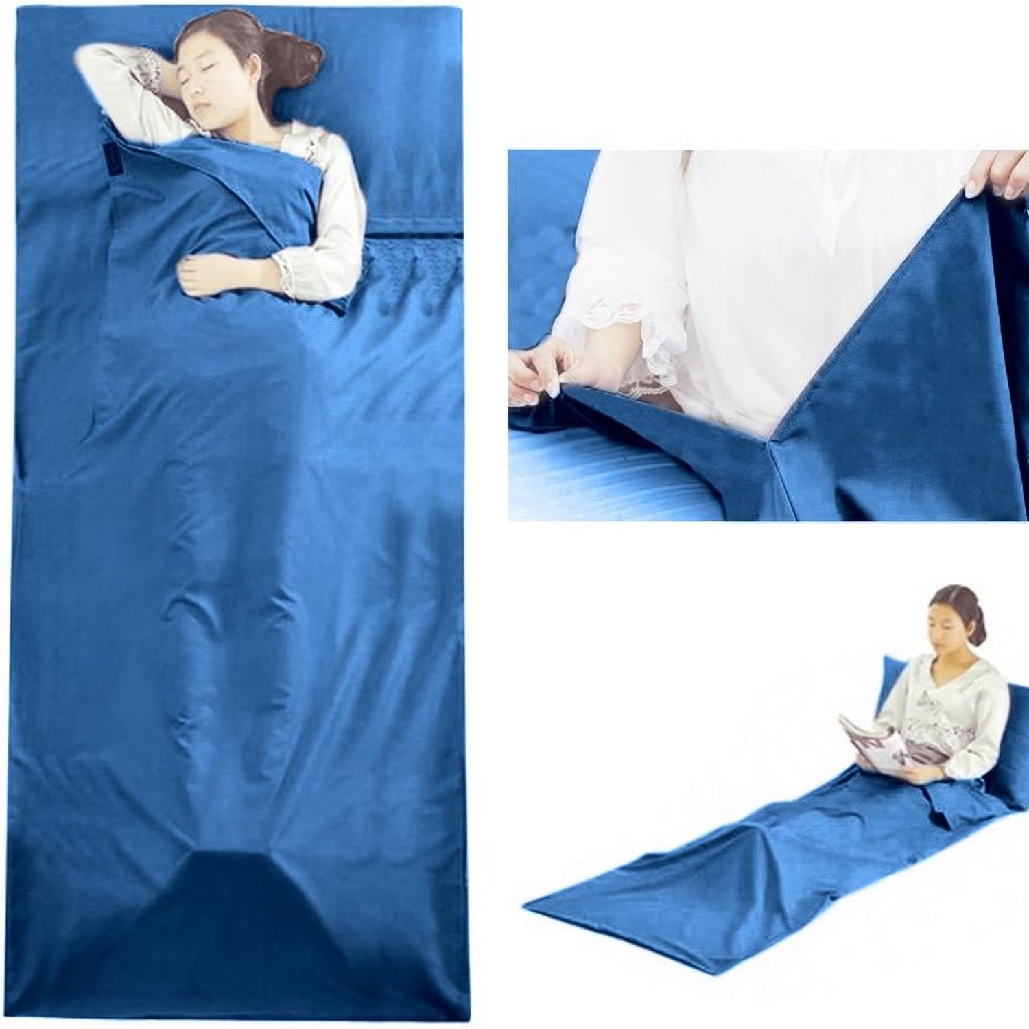 Queta Lightweight Travel Sleeping Bag with Carry Bag: image 5