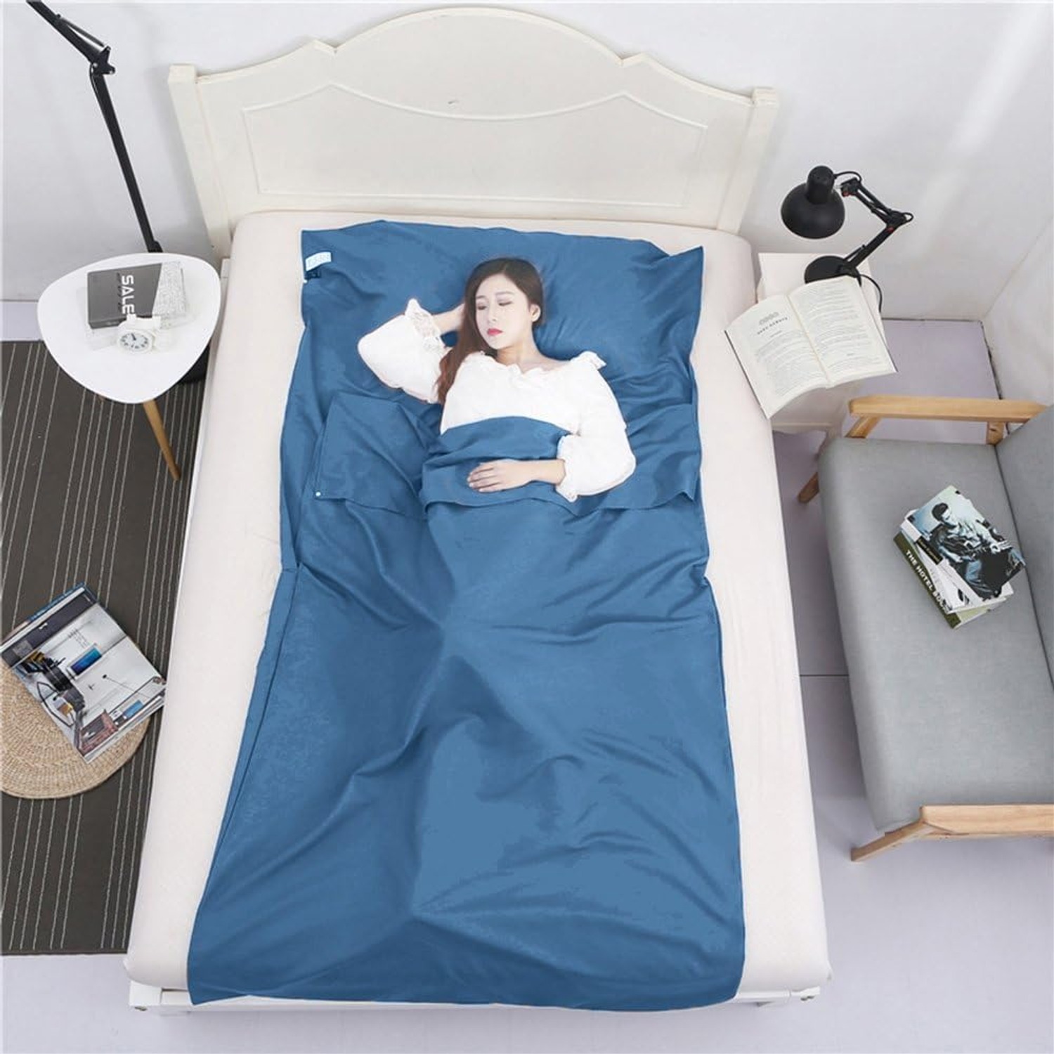Queta Lightweight Travel Sleeping Bag with Carry Bag: image 6