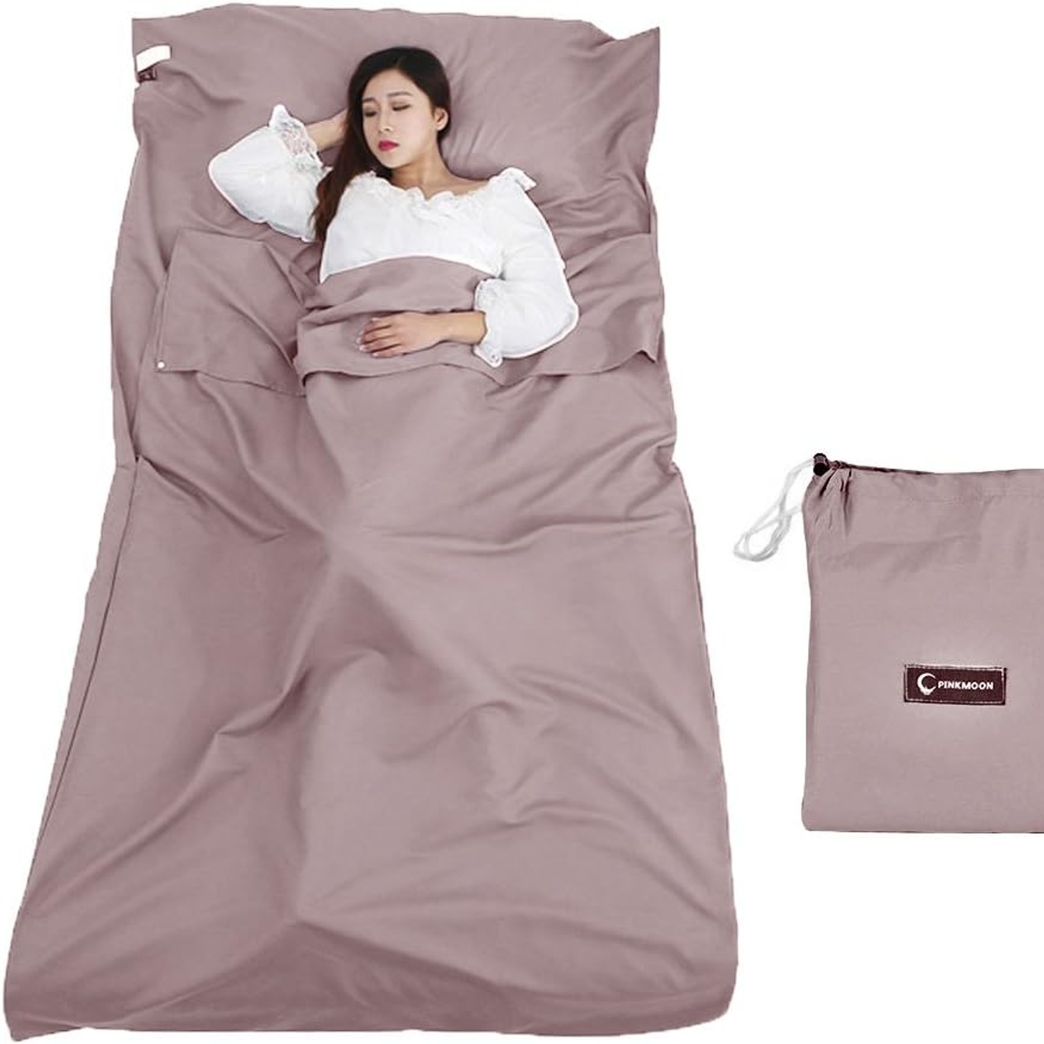 Queta Lightweight Travel Sleeping Bag with Carry Bag: image 7